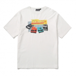 RETRO PRINT TEE WH