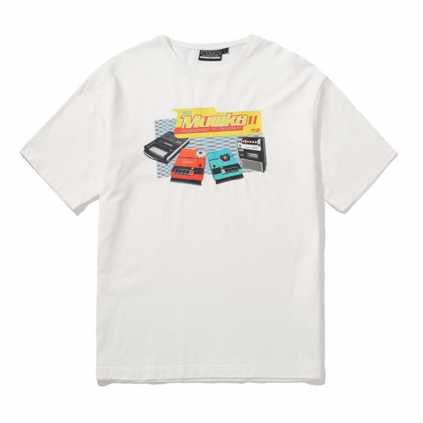 RETRO PRINT TEE WH