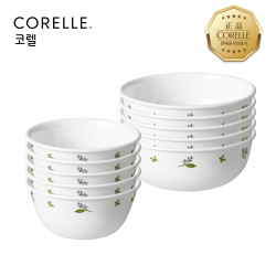 코렐 팬시스티치 한국형 공기&대접 10P 세트