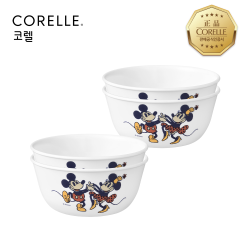코렐 미키 빈티지 면기 4P 세트