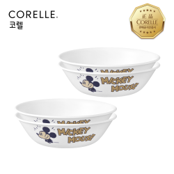 코렐 미키 빈티지 면기(대) 4P 세트