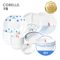 코렐 더블루 원형 4인 18P 홈세트