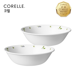 코렐 팬시스티치 면기(대) 2P 세트