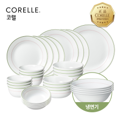 코렐 더블링그린티 원형 6인 28P 홈세트