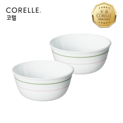 코렐 더블링그린티 면기 2P 세트