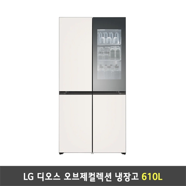 [렌탈] LG 디오스 오브제컬렉션 냉장고 M623GBB352 (610리터/빌트인타입)