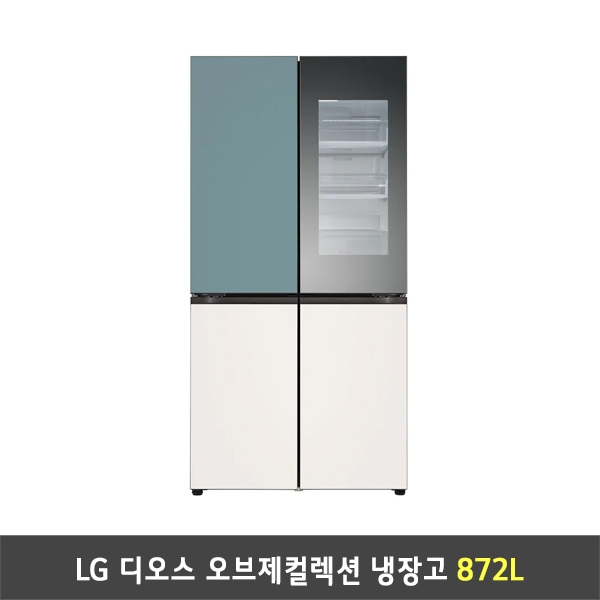[렌탈] LG 디오스 오브제컬렉션 노크온 더블매직스페이스 냉장고 M874GTB551 (872리터)