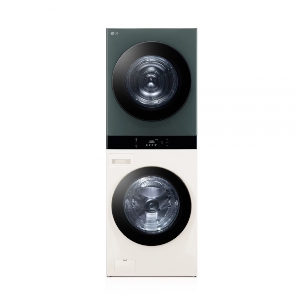 [렌탈] LG 트롬 오브제컬렉션 워시타워 세탁25kg+건조21kg - WL21EGN (네이처베이지/네이처그린)