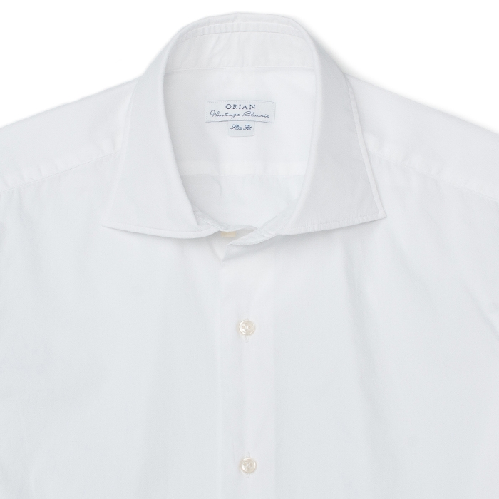 (ST) FIL A FIL DRESS SHIRT WHITE