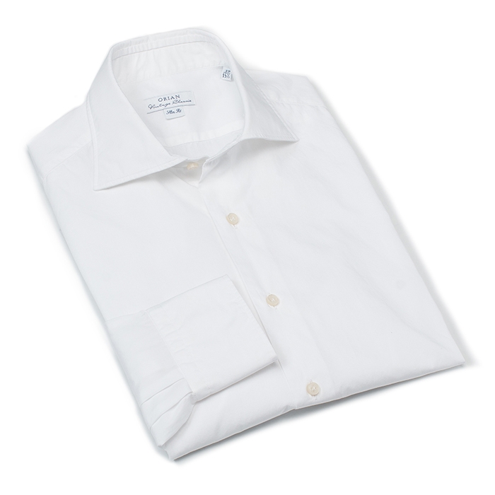 (ST) FIL A FIL DRESS SHIRT WHITE