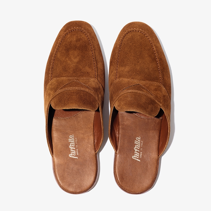 SLIPPERS (SUEDE) CAMEL