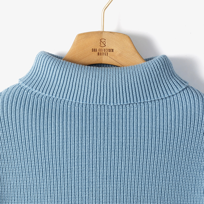 SAILOR TURTLENECK X SFM LIGHT BLUE