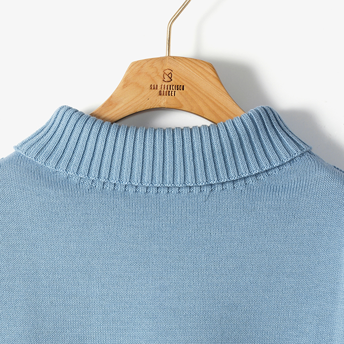 SEAMAN TURTLENECK X SFM LIGHT BLUE