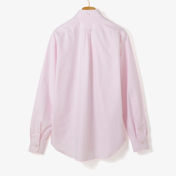 CLASSIC DRESS B.D SHIRT (STRIPE) PINK