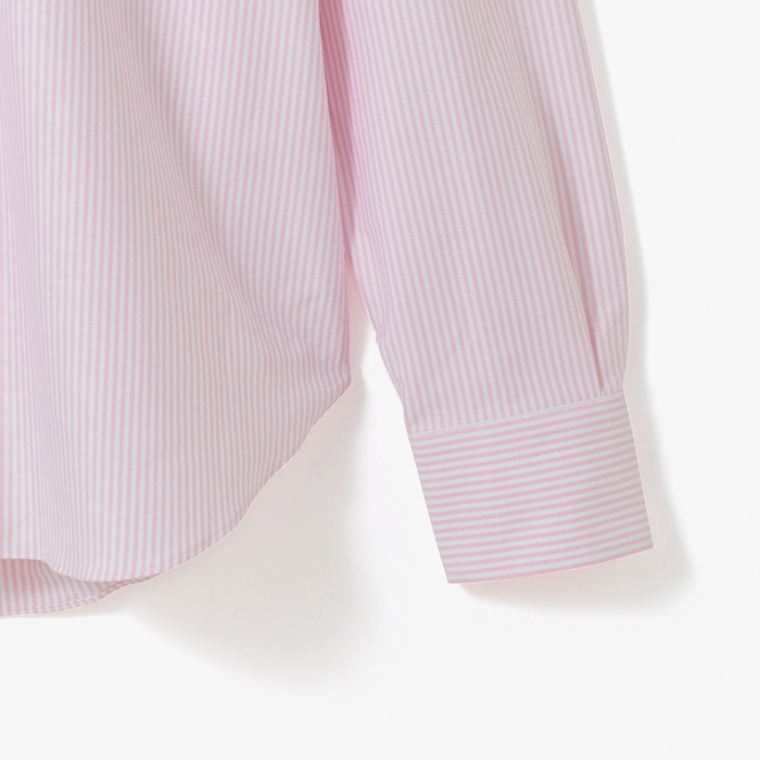 CLASSIC DRESS B.D SHIRT (STRIPE) PINK