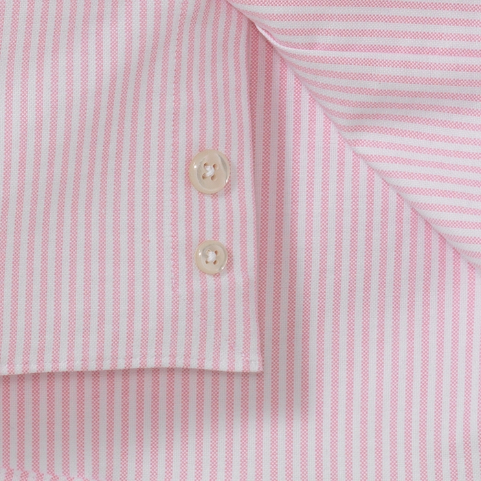 CLASSIC DRESS B.D SHIRT (STRIPE) PINK