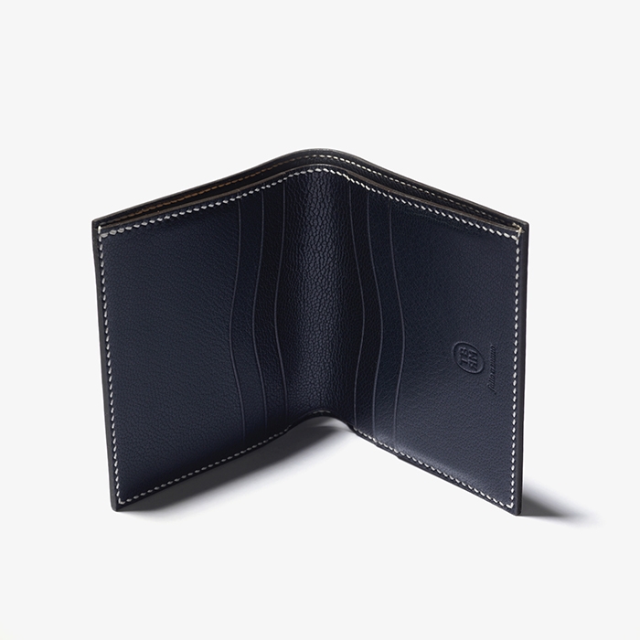 HANDMADE GOAT WALLET MIDNIGHT BLUE