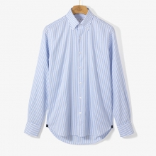 (ST) B.D OXFORD SHIRT (STRIPE) SKY BLUE