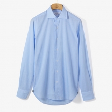 (ST) POPELINE DRESS SHIRT SKY BLUE