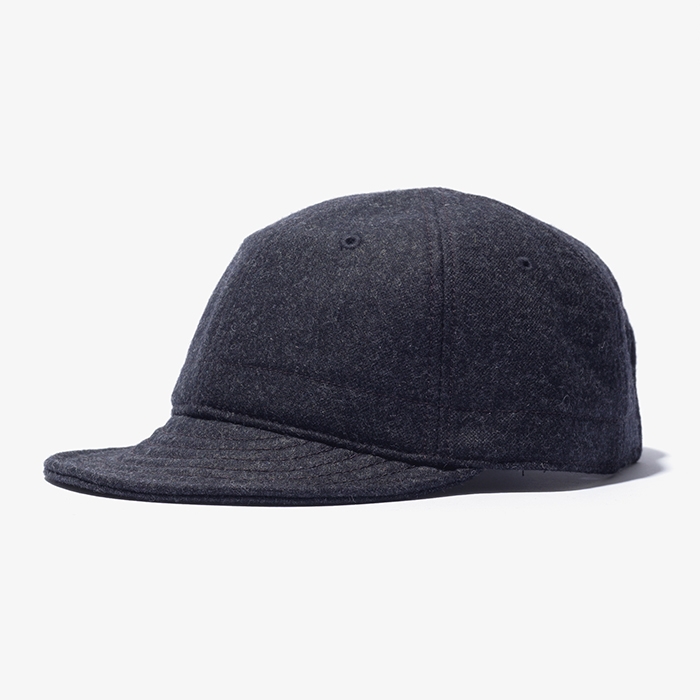 A-3 MECHANIC CAP (WOOL) CHARCOAL GRAY