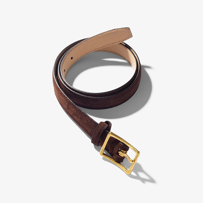 25MM TBRM BELT (SUEDE) BROWN