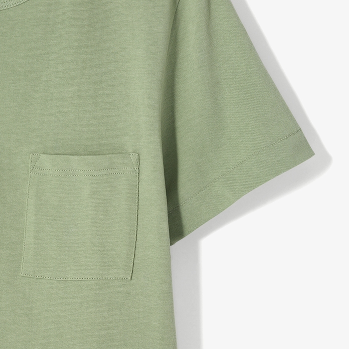 1940s POCKET T-SHIRT LIGHT GREEN