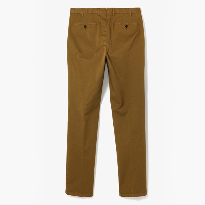 ONE TUCK COTTON PANTS CAMEL