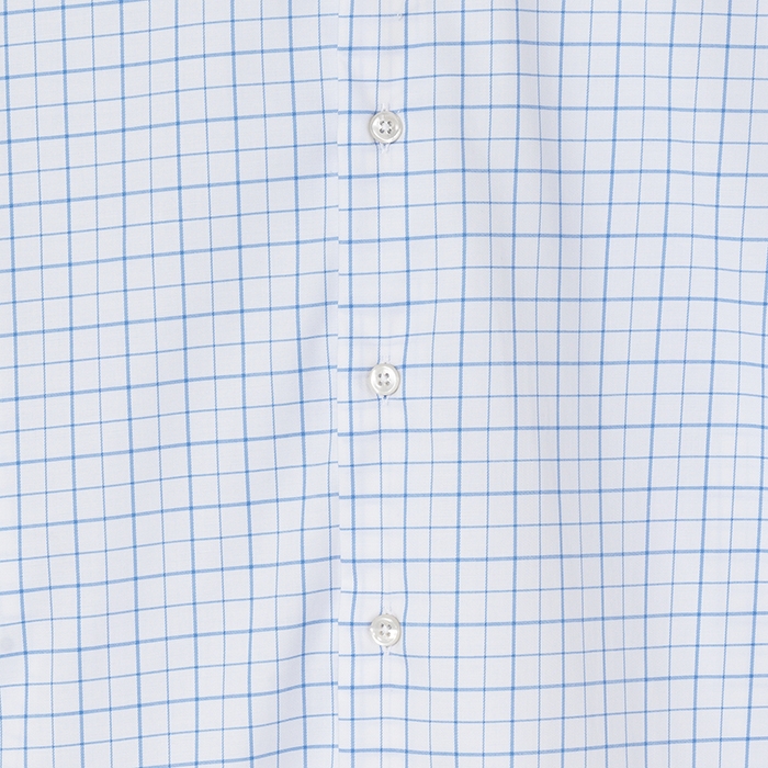 CLASSIC DRESS SHIRT (WINDOW CHECK) SKY BLUE