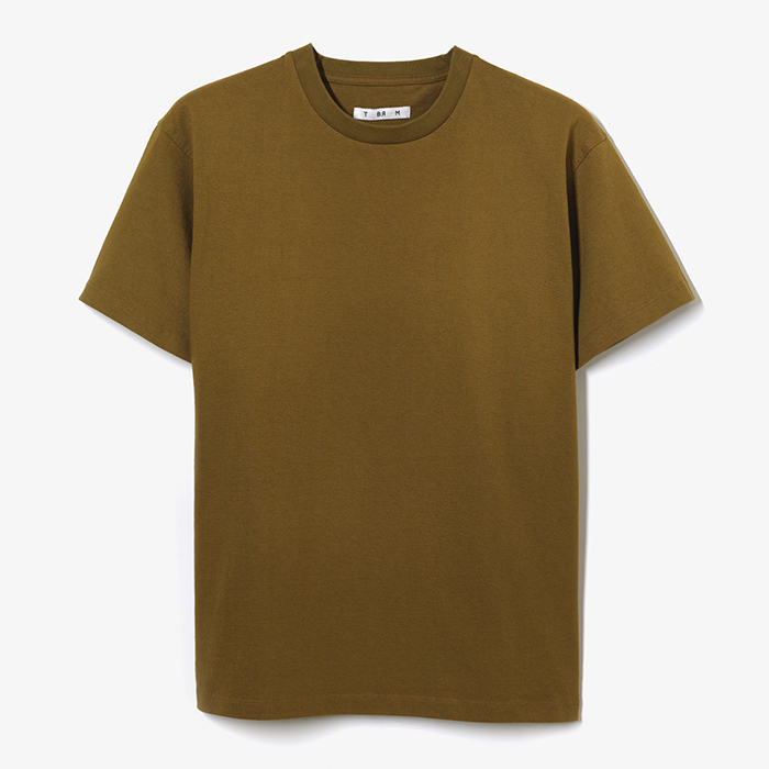 CREW NECK T-SHIRT KHAKI