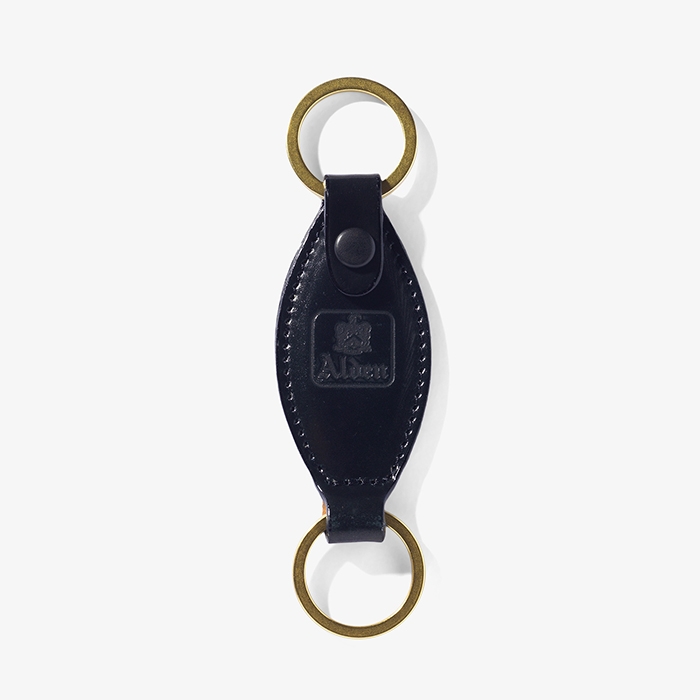 OVAL KEY (CORDOVAN) BLACK