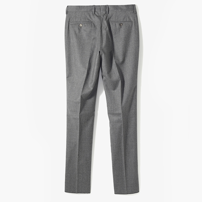 JACOPO WOOL FLANNEL PANTS GRAY