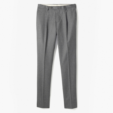 JACOPO WOOL FLANNEL PANTS GRAY