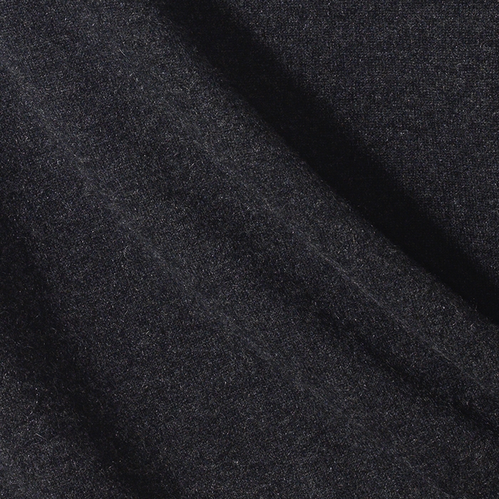 CASHMERE TURTLENECK KNIT CHARCOAL GRAY