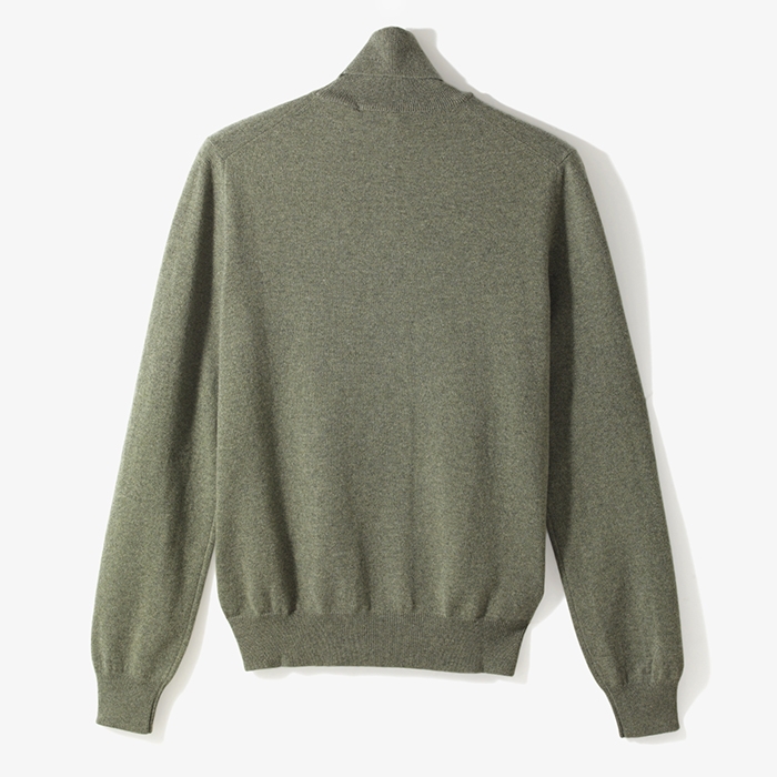 CASHMERE TURTLENECK KNIT LIGHT GREEN