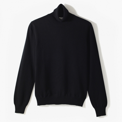 CASHMERE TURTLENECK KNIT BLACK