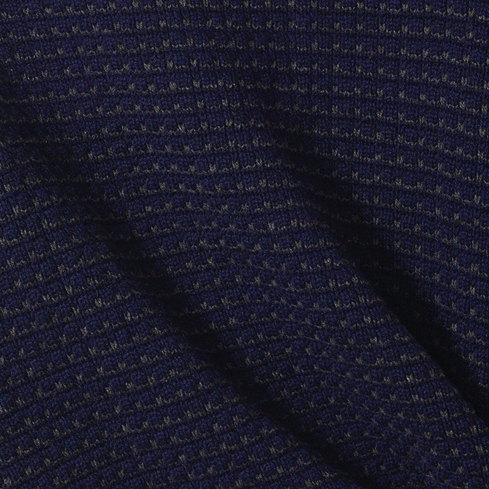 DOLCEVITA WAFFLE TURTLENECK KNIT NAVY