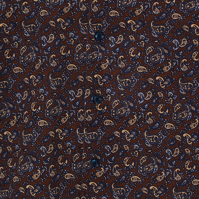 VINTAGE CLASSIC SHIRT (PAISLEY) BROWN