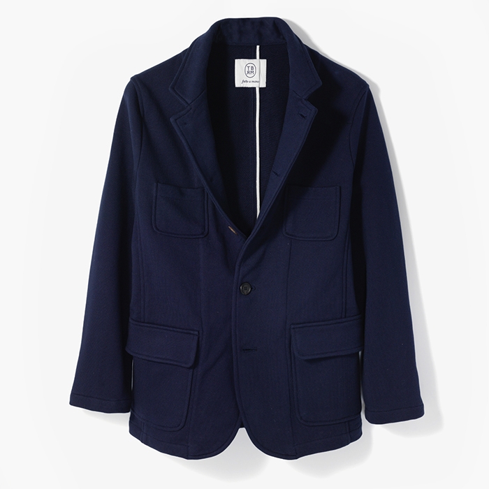 JERSEY JACKET NAVY