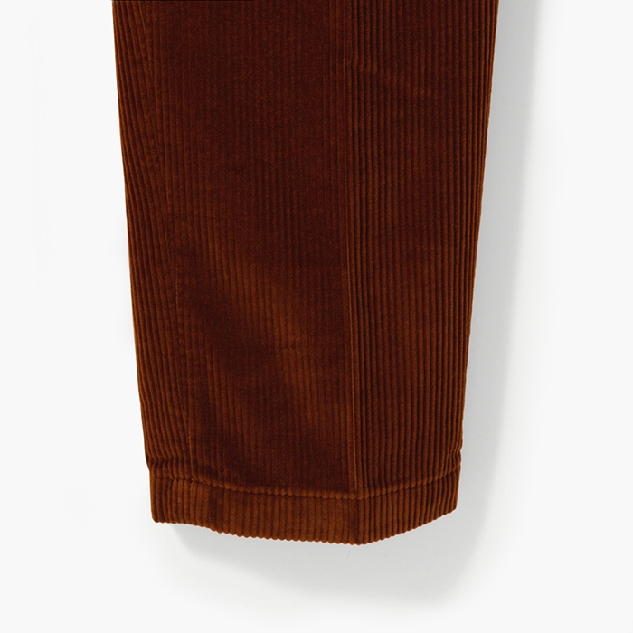 CORDUROY PANTS ORANGE BROWN