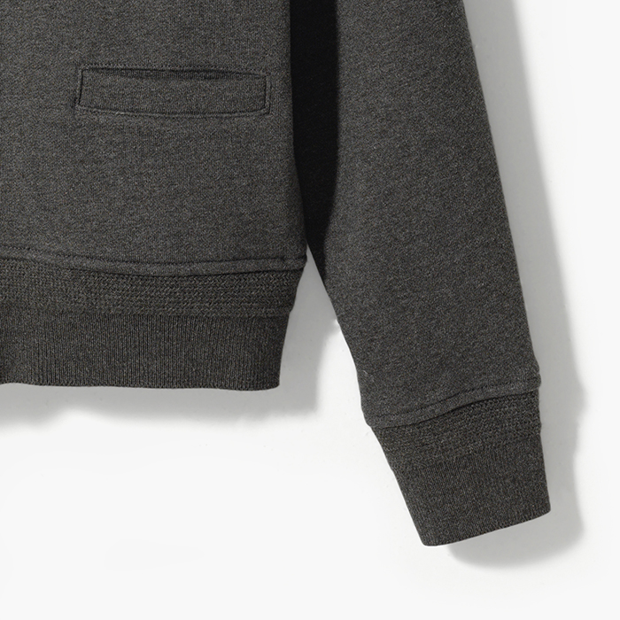 JERSEY CARDIGAN DARK GRAY