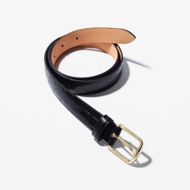 G482 CALF BELT BLACK