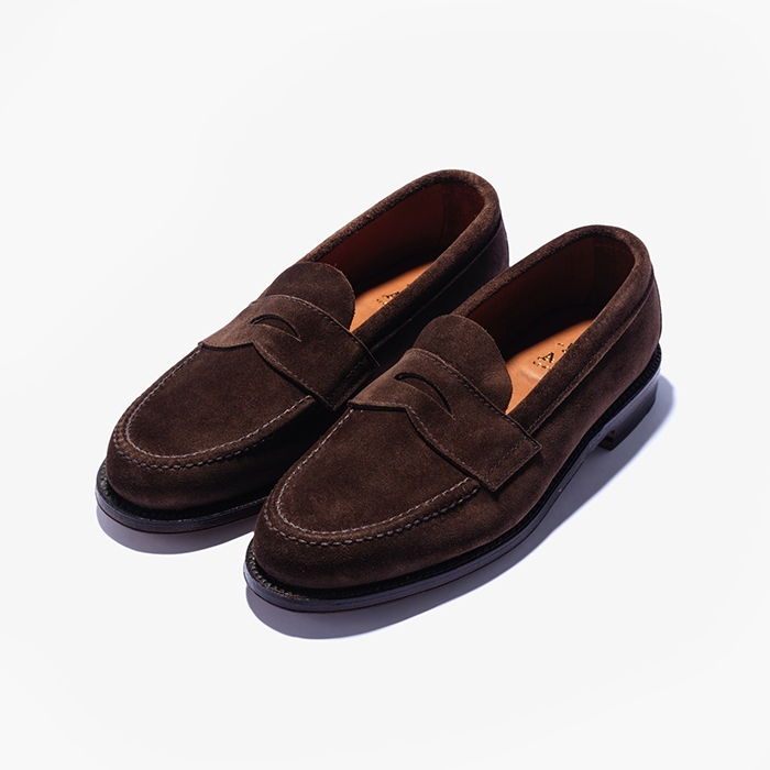 6245F (SUEDE PENNY LOAFER) DARK BROWN