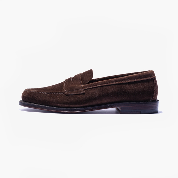 6245F (SUEDE PENNY LOAFER) DARK BROWN