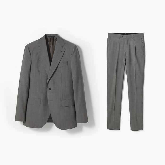 AIDA WOOL SUIT DARK GRAY