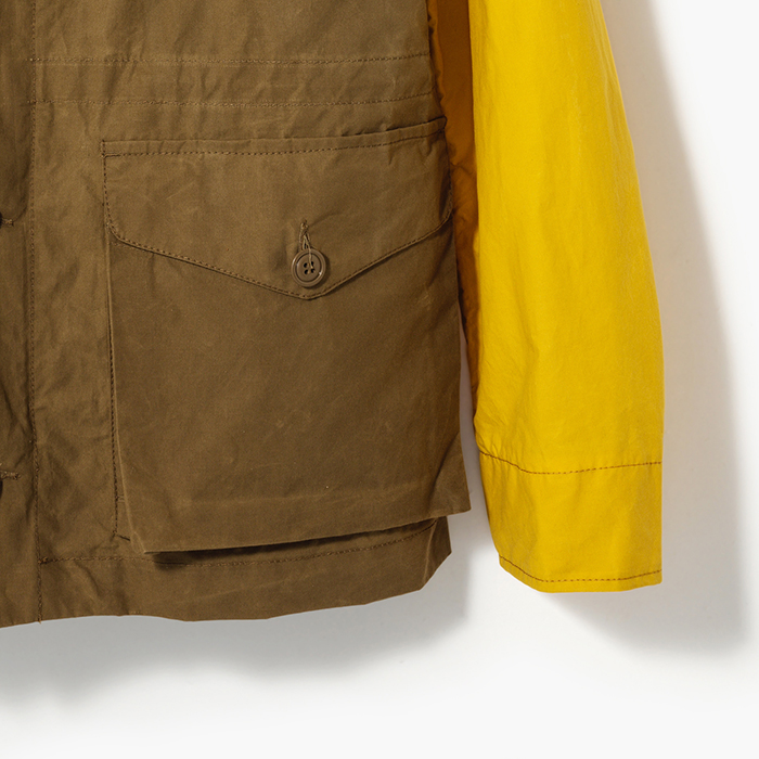 TWO TONE WEEKENDER COAT (WATER REPELLENT) TAN