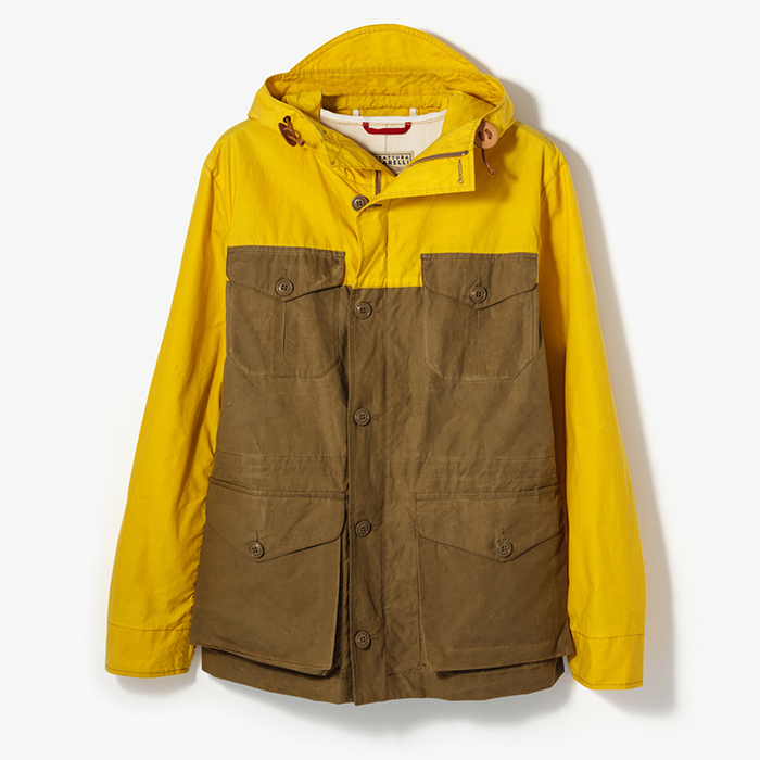 TWO TONE WEEKENDER COAT (WATER REPELLENT) TAN