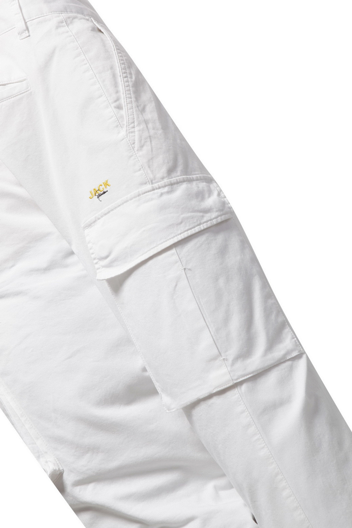 DYEING CARGO PANTS (JN X SFM) WHITE