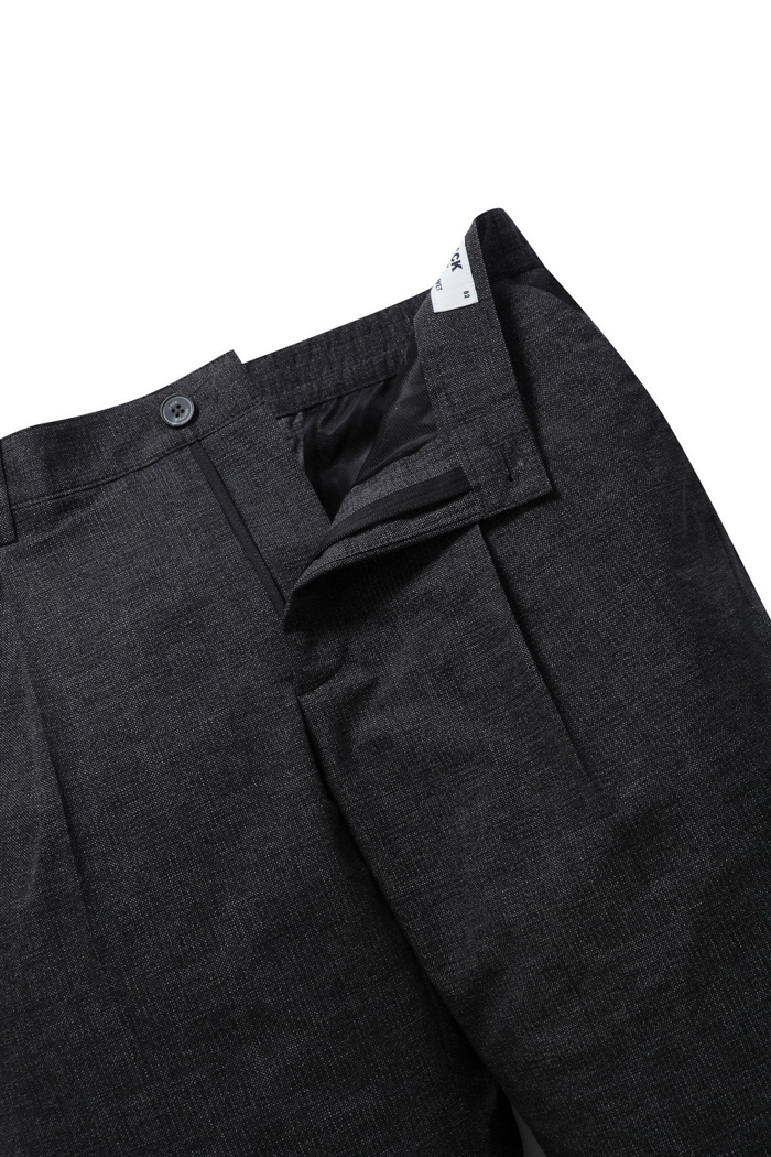 ONE TUCK SMALL CHECK PANTS (JN X SFM) GRAY