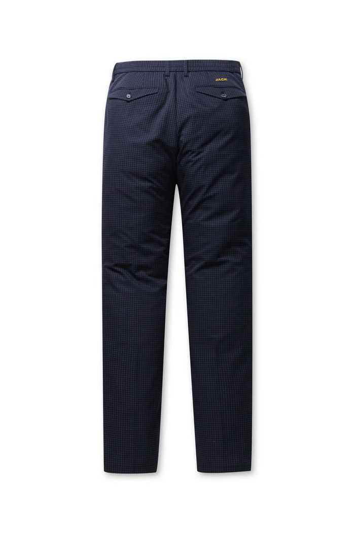 ONE TUCK SMALL CHECK PANTS (JN X SFM) NAVY