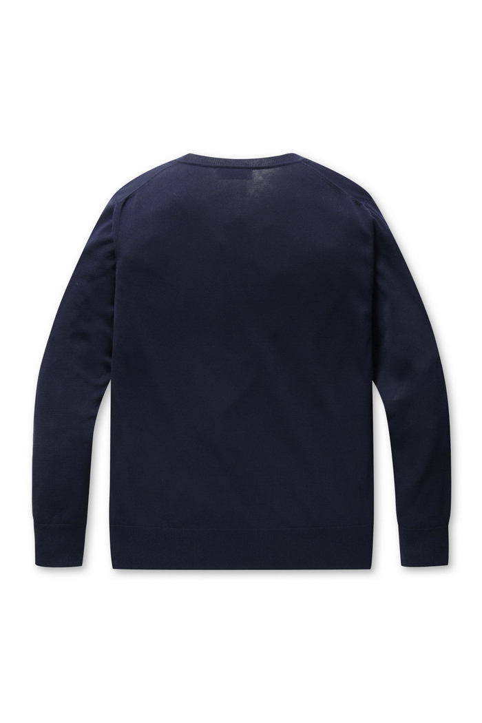 V NECK SWEATER (JN X SFM) NAVY